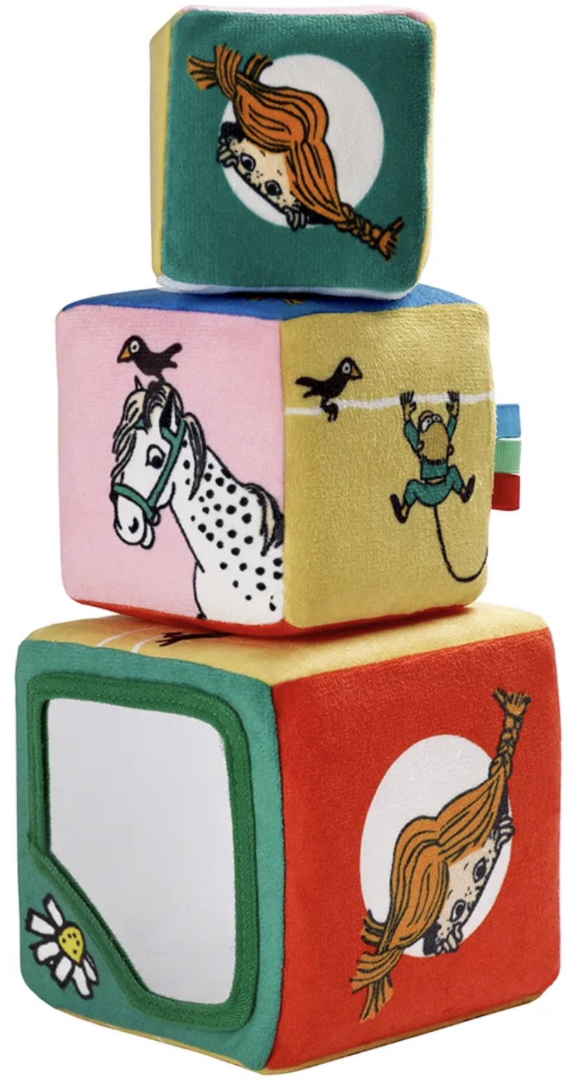 Cuburi moi stivuibile Pippi - Pippi Șosețica