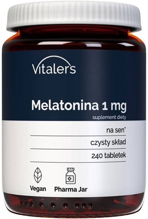 Melatonină, 1 mg, 240 tablete, Vitaler's