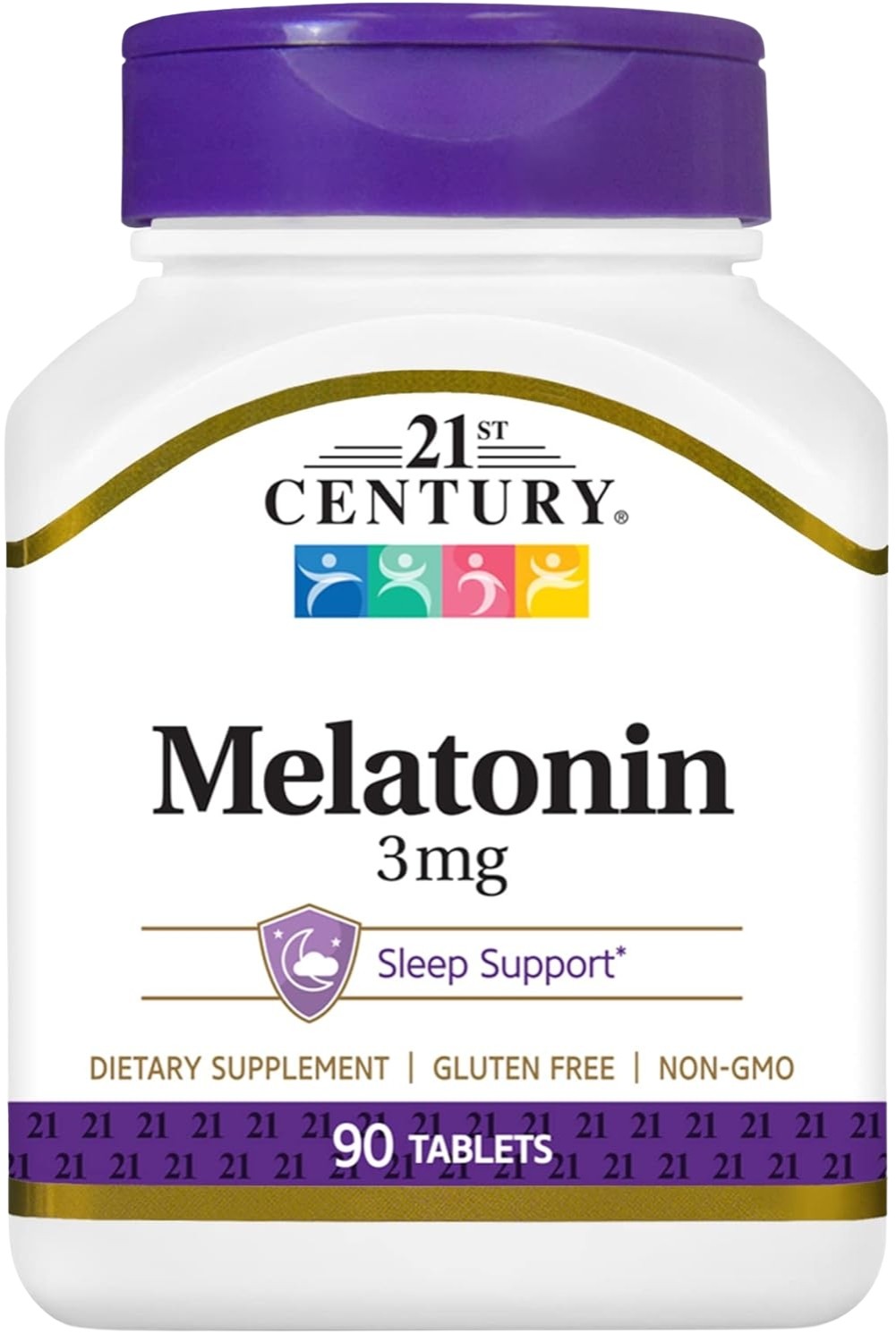 Melatonin, 3 mg, 90 tablete, 21st Century