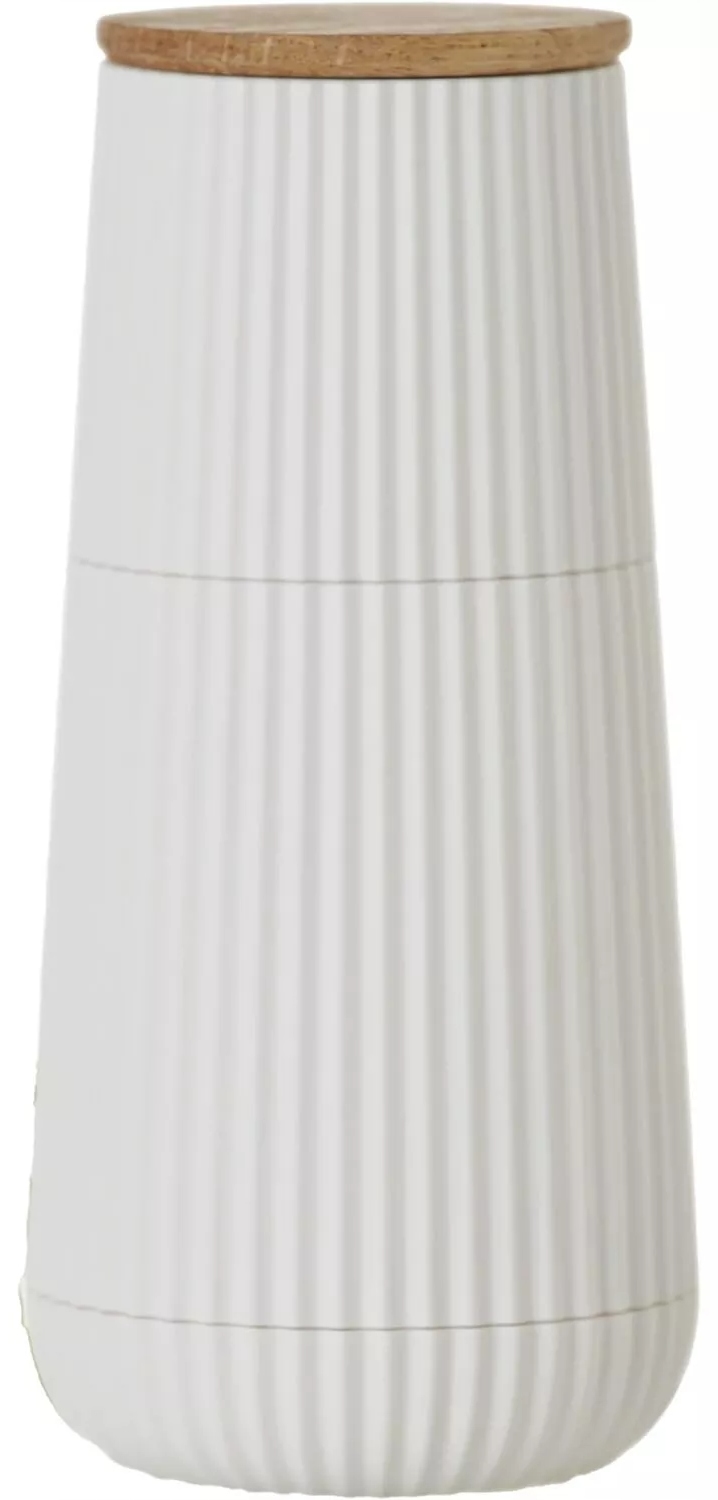 Râșniță pentru sare și piper AdHoc - Scape, 12 cm, alb