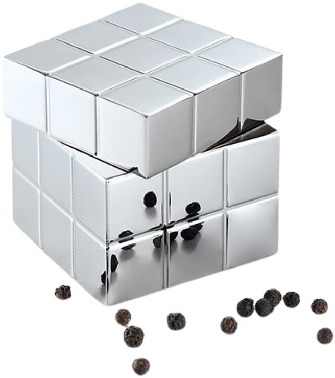 Moară de sare sau piper Philippi - Cube, 5 x 5 x 5 x 5 cm