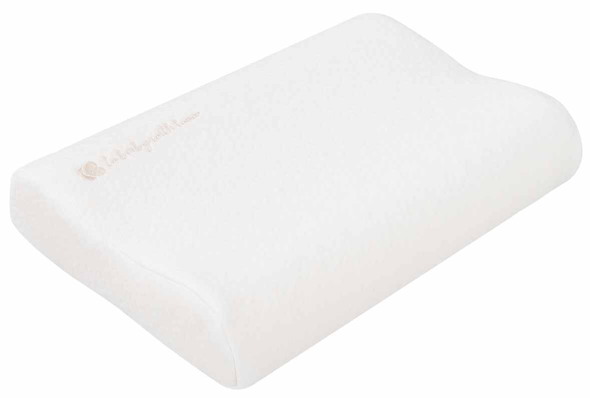 Perna ventilata ergonomica Memory KikkaBoo - Airknit, alb