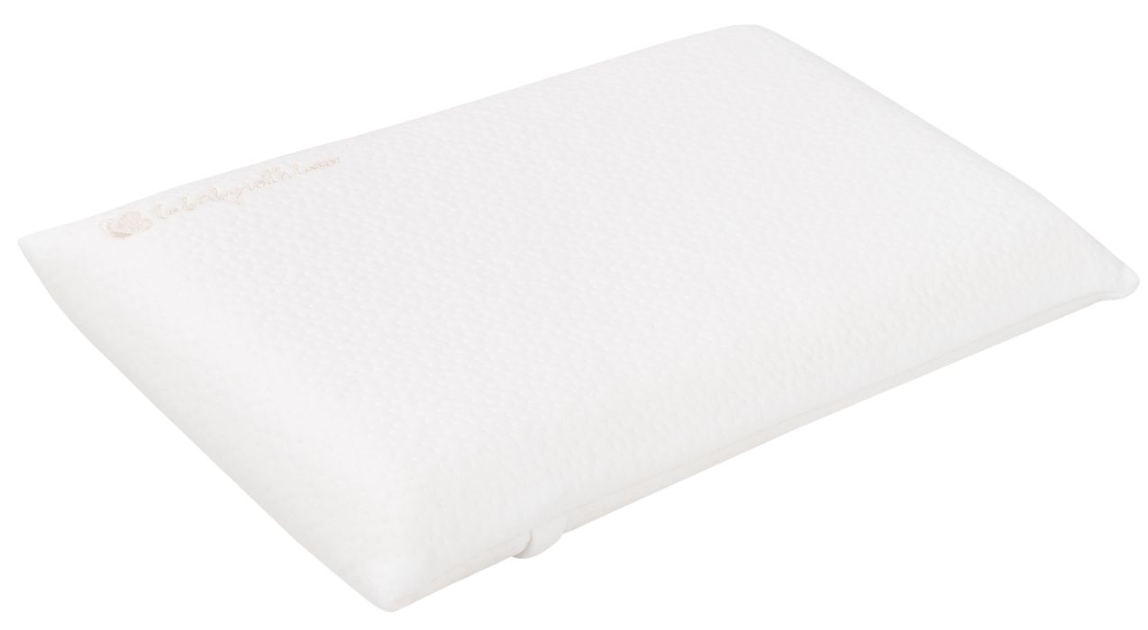 Pernă din spumă cu memorie ventilată KikkaBoo - Airknit, alb