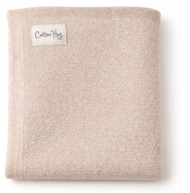 Pătură Merino  Cotton Hug - 80 х 100 cm, acaju