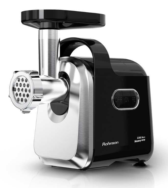 Mașină de tocat carne Rohnson - R-5434, 2200W, 2.2 kg/min, negru