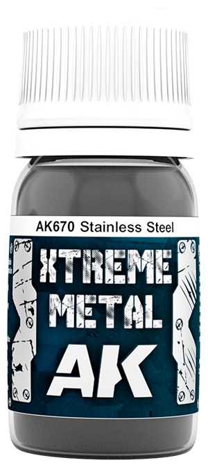 Metalizator AK Interactive - Xtreme Metal Stainless Steel (AK670) (30 ml)