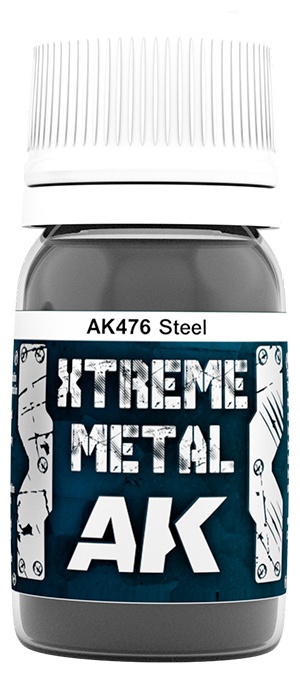 Metalizator AK Interactive - Xtreme Metal Steel (AK476) (30 ml)