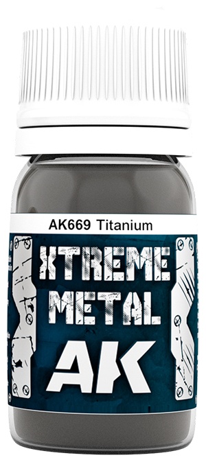 Metalizator AK Interactive - Xtreme Metal Titatnium (AK669) (30 ml)