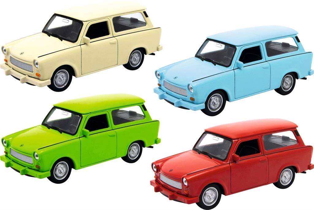 Mașină metalică  Goki - Trabant 601, 1:38, sortiment