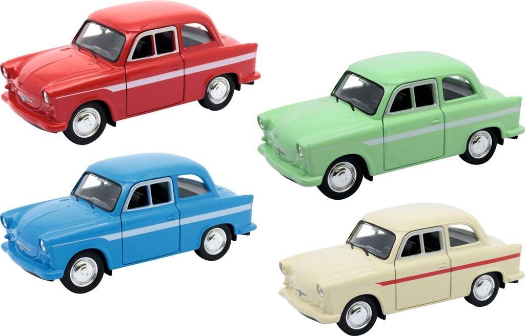 Mașină metalică  Goki - Trabant P50, 1:38, sortiment