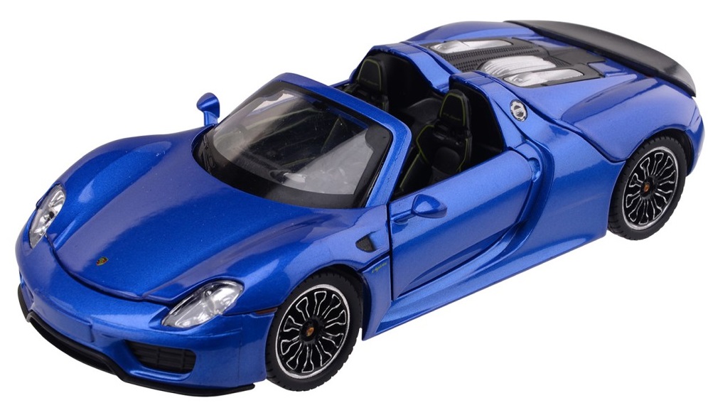 Mașină metalică Metal Speed Zone - Porsche 918 Spyder, 1:24