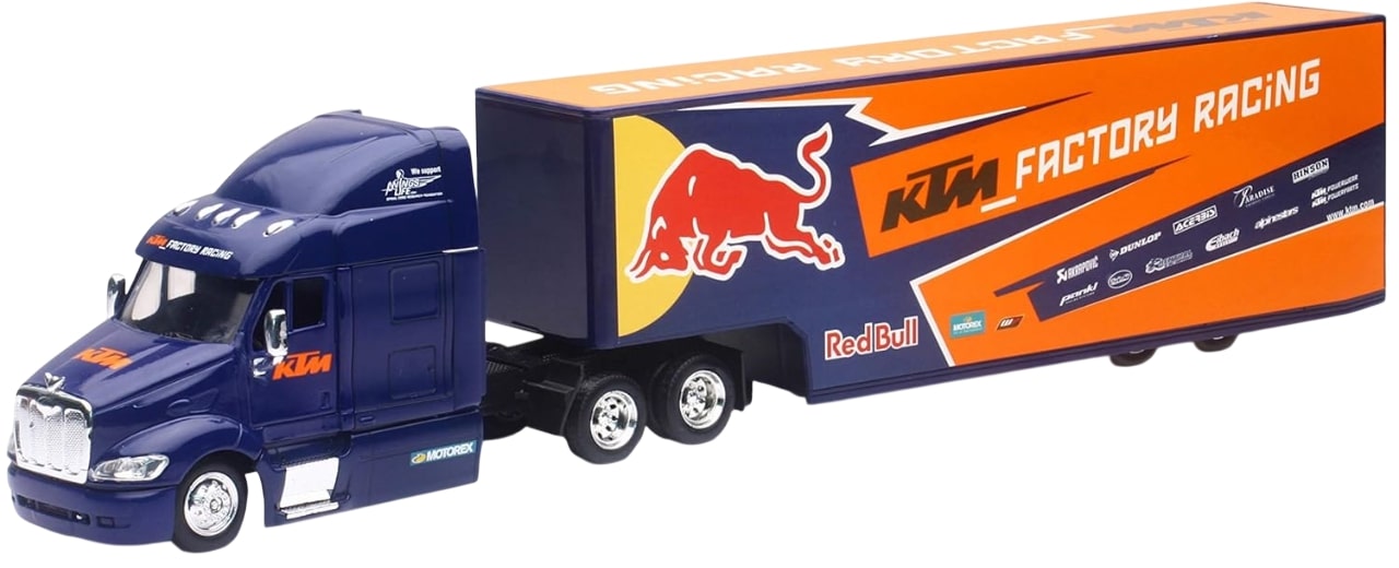 Camion metalic Newray – Red Bull KTM Factory Team Truck, 1:43, 45 cm