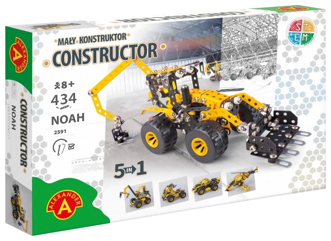 Constructor metal 5 in1 Alexander - 434 piese