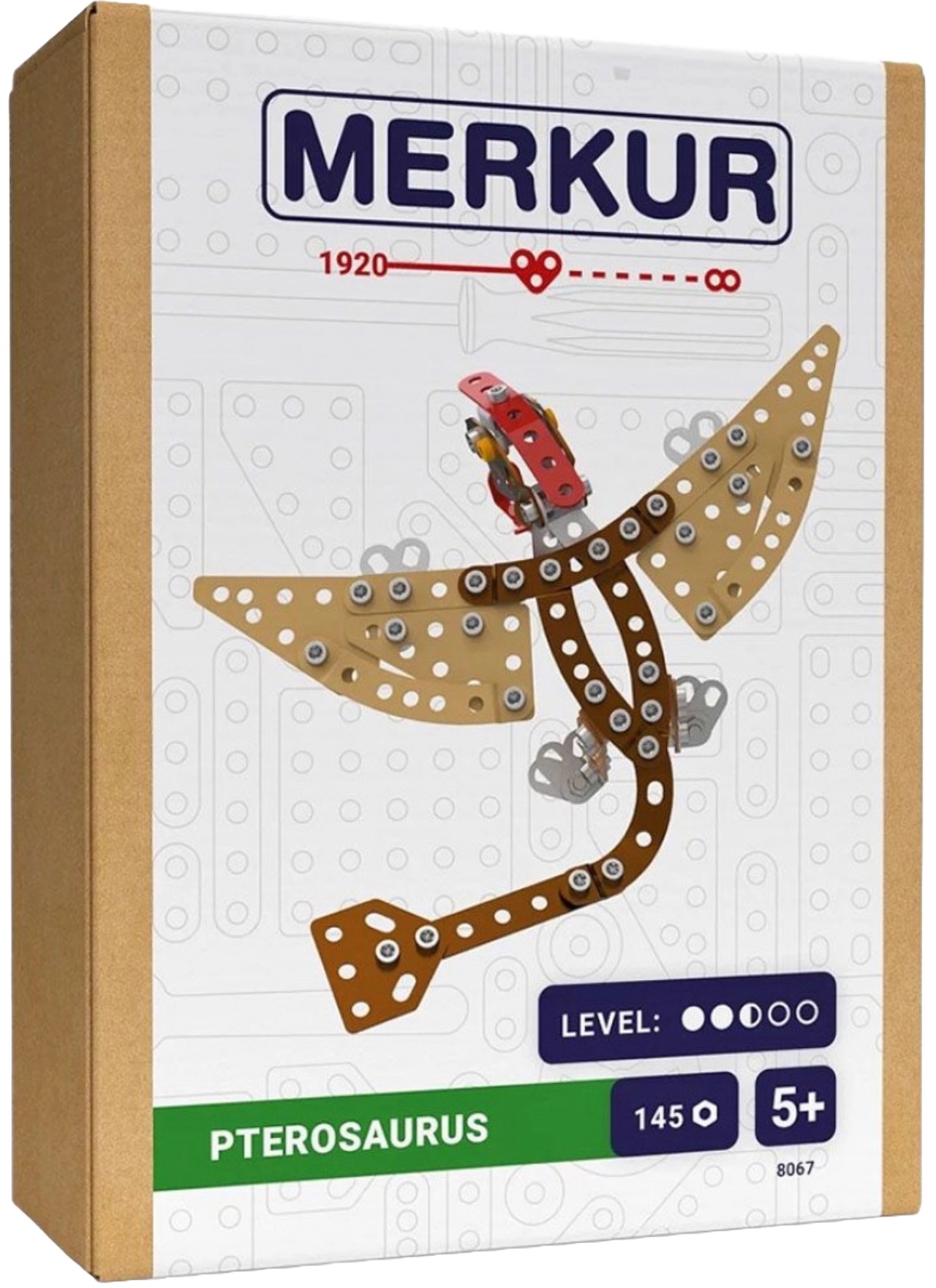 Constructor de metal Merkur - Pterozaur, 145 piese