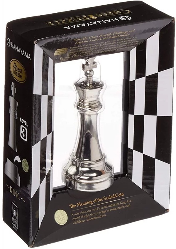 Puzzle logic metalic  Hanayama - Cast Chess King
