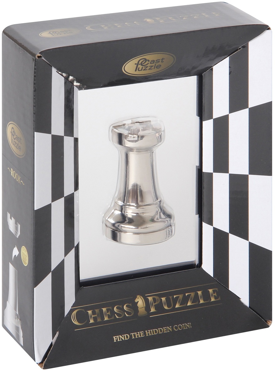 Puzzle logic metalic  Hanayama - Cast Chess Rook