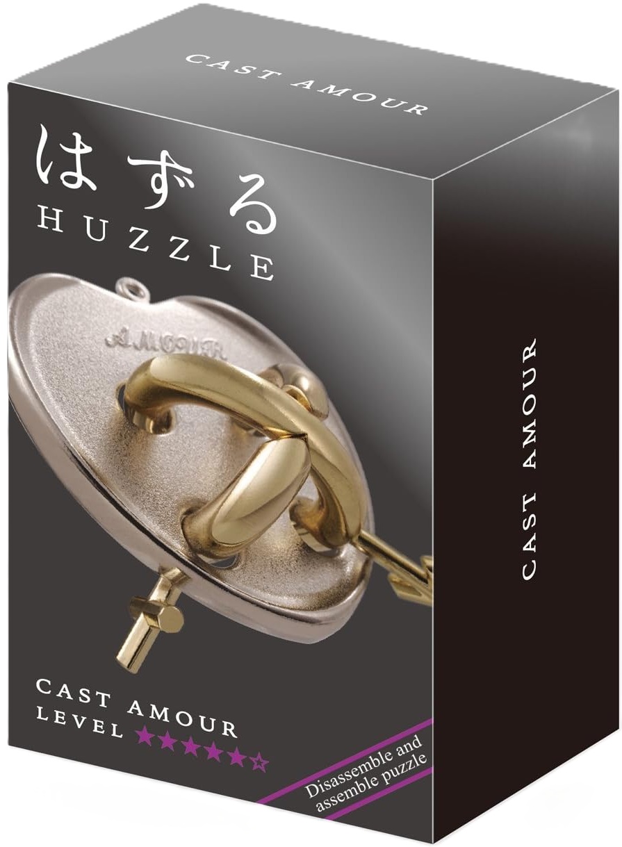 Puzzle metalic logic Hanayama - Cast Puzzle Amour Huzzle