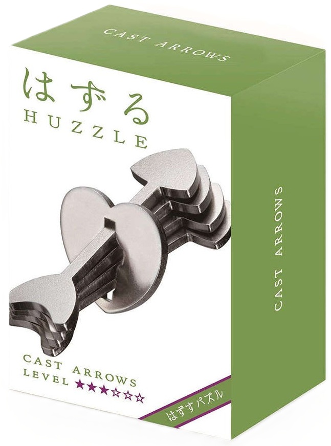 Puzzle logic metalic  Hanayama - Cast Puzzle Arrows Huzzle