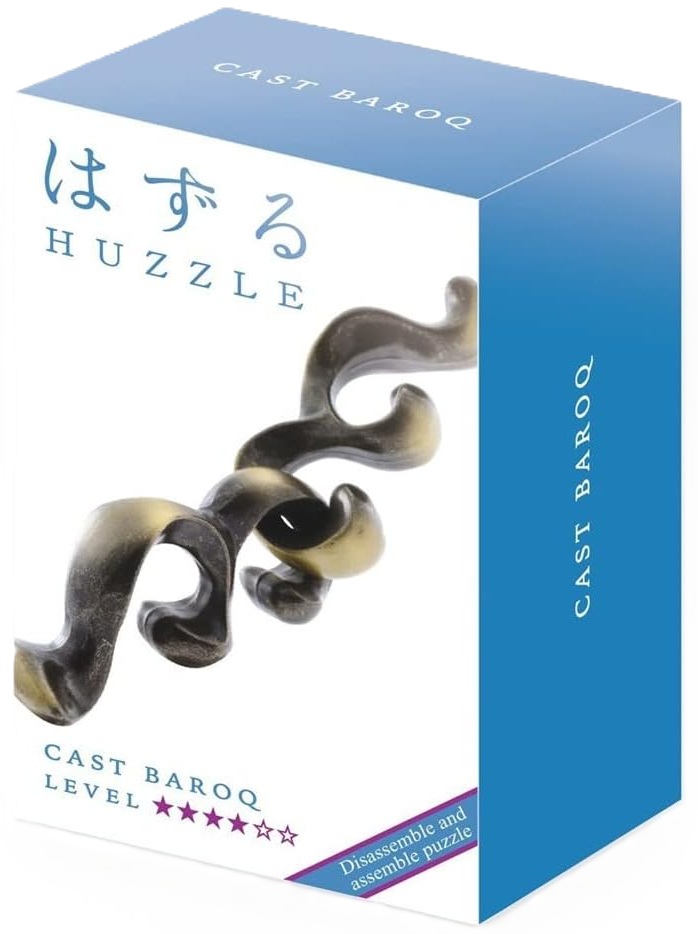 Puzzle logic metalic Hanayama - Cast Puzzle Baroq Huzzle
