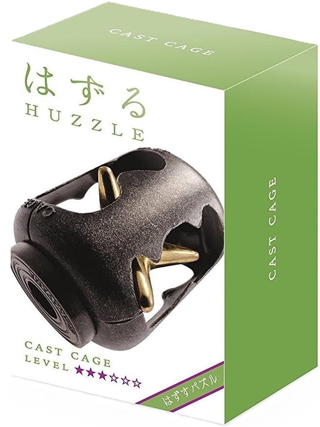 Puzzle logic metalic  Hanayama - Cast Puzzle Cage Huzzle