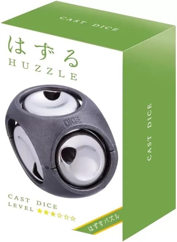 Puzzle logic metalic Hanayama - Cast Puzzle Dice Huzzle