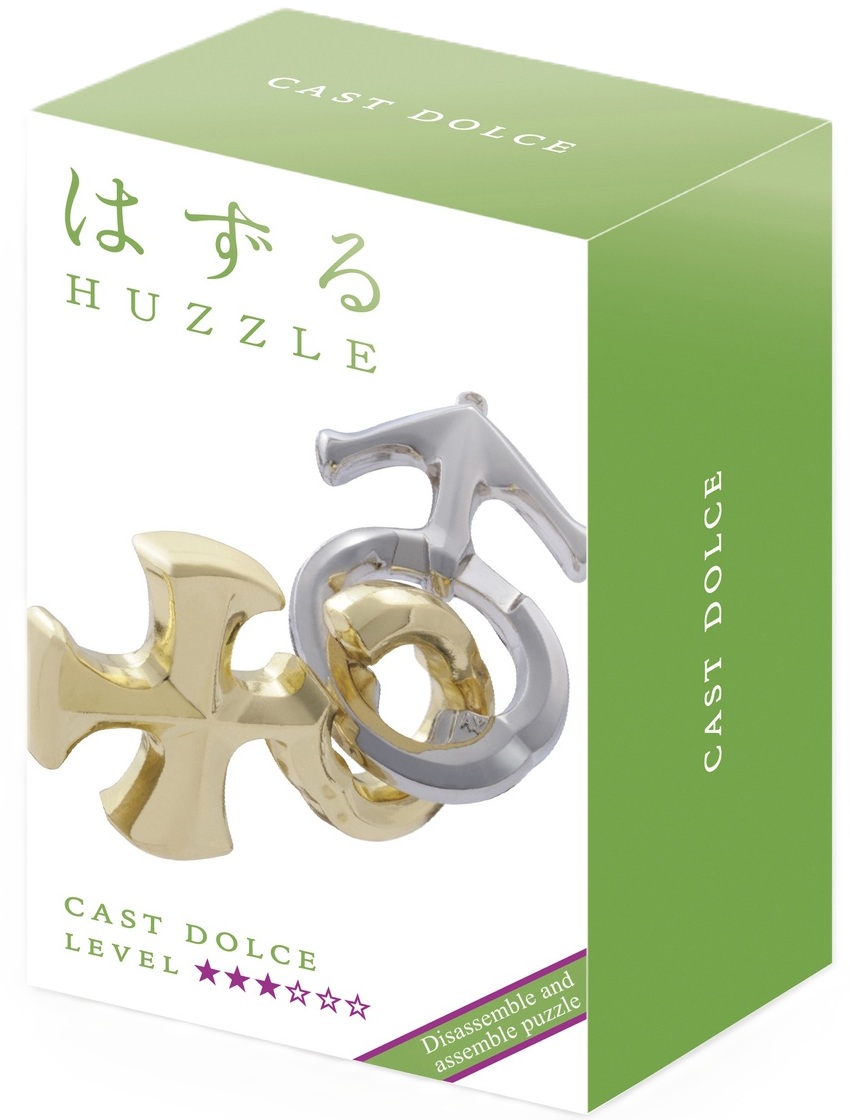 Puzzle logic metalic  Hanayama - Cast Puzzle Dolce Huzzle