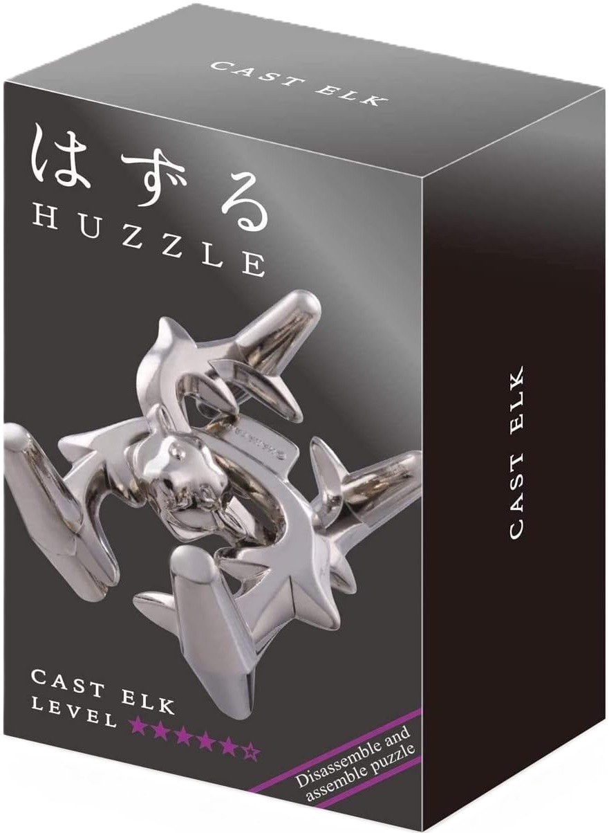 Puzzle logic metalic Hanayama - Cast Puzzle Elk Huzzle