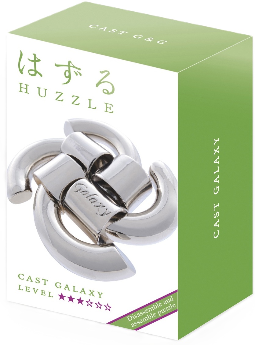 Puzzle logic metalic Hanayama - Cast Puzzle Galaxy Huzzle