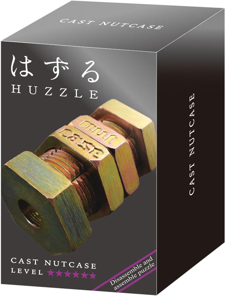 Puzzle logic metalic Hanayama - Cast Puzzle Nutcase Huzzle