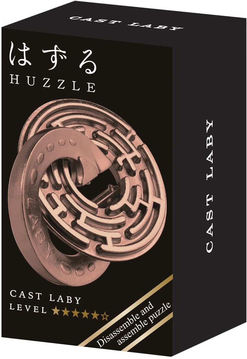 Puzzle logic metalic  Hanayama - Mini Huzzle Cast Laby, copper