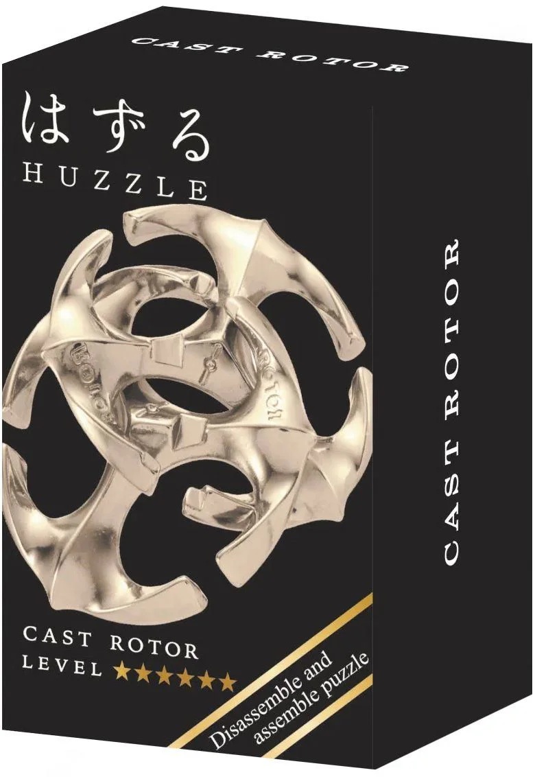 Puzzle logic metalic  Hanayama - Mini Huzzle Cast Rotor, silver