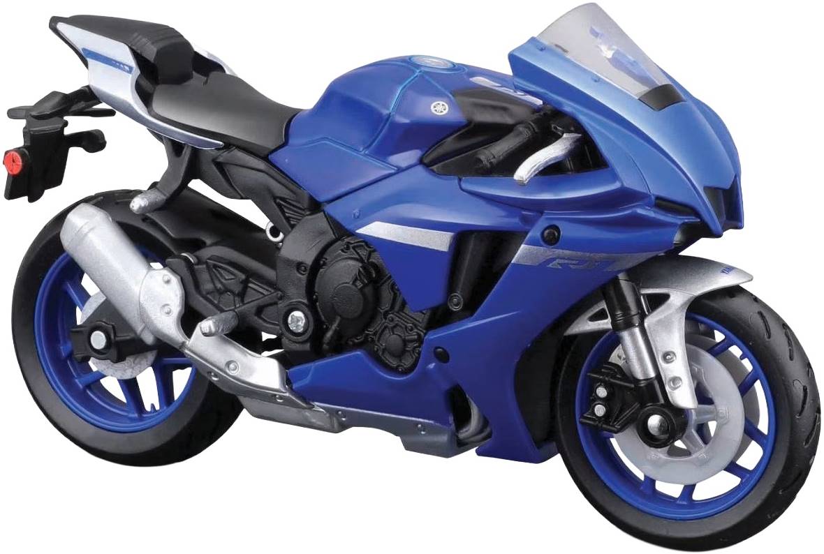 Motocicletă metalică  Maisto Special Edition - Yamaha YZF-R1, cu suport , 1:18, albastru
