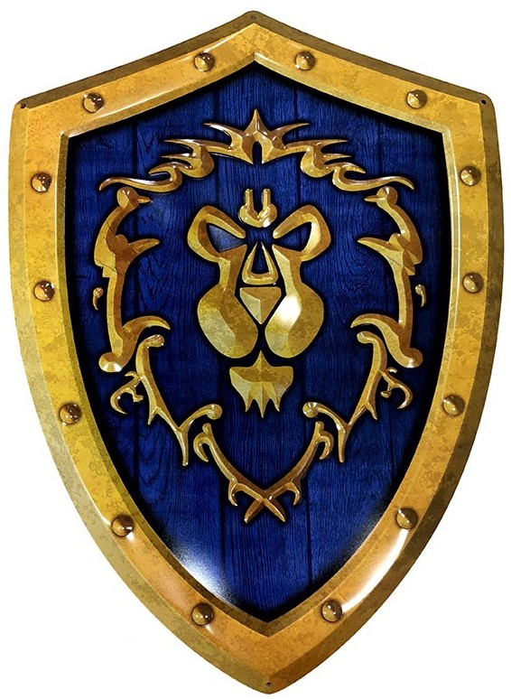 Afis metalic ABYstyle Games: World of Warcraft - Alliance Shield