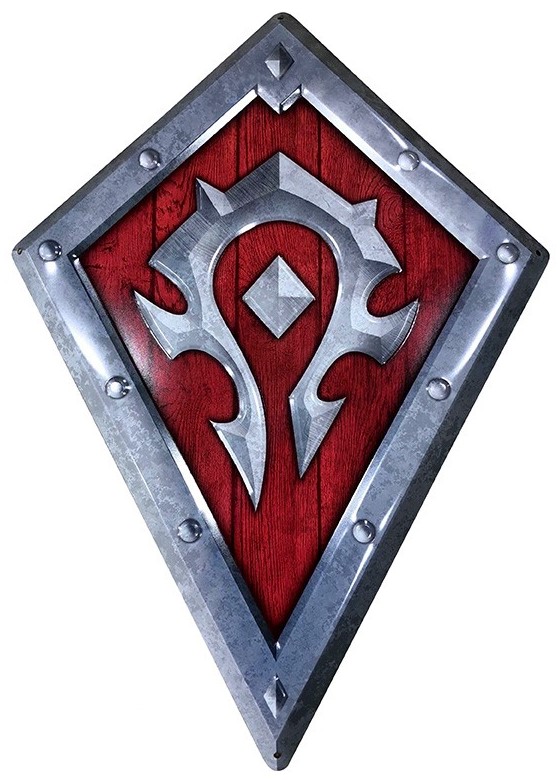 Afis metalic ABYstyle Games: World of Warcraft - Horde Shield