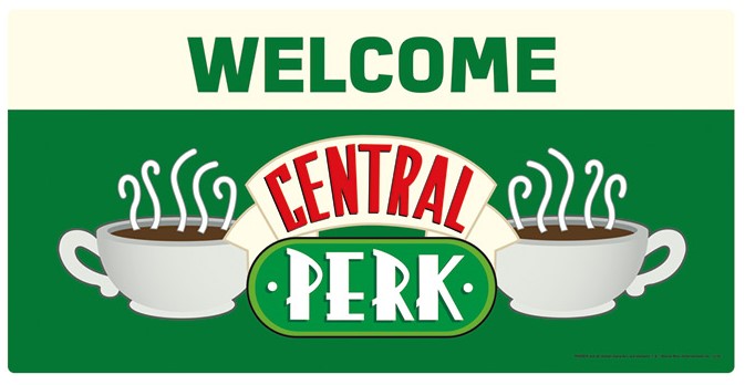Afis metalic Pyramid Television: Friends - Welcome To Central Perk