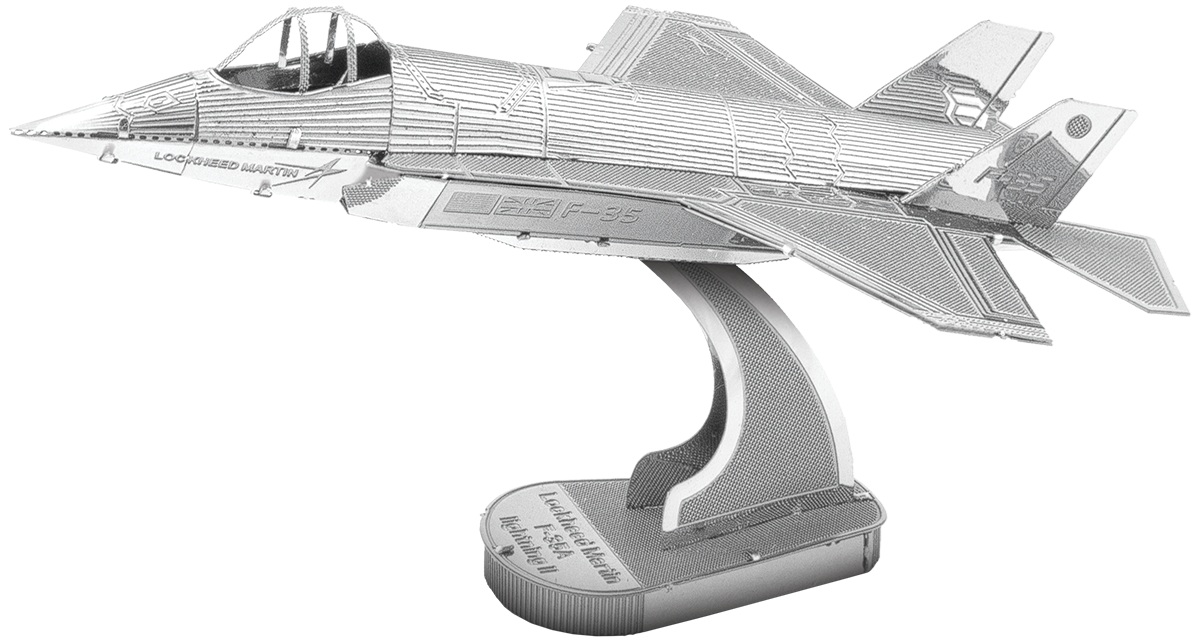 Model metalic de asamblat Metal Earth - F-35A Lightning II