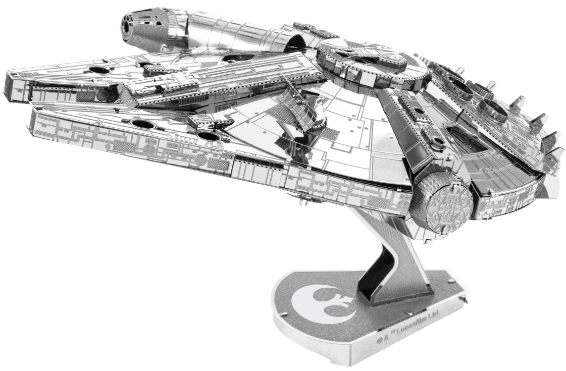 Model metalic de asamblat Metal Earth: Premium Series - Star Wars: Millennium Falcon
