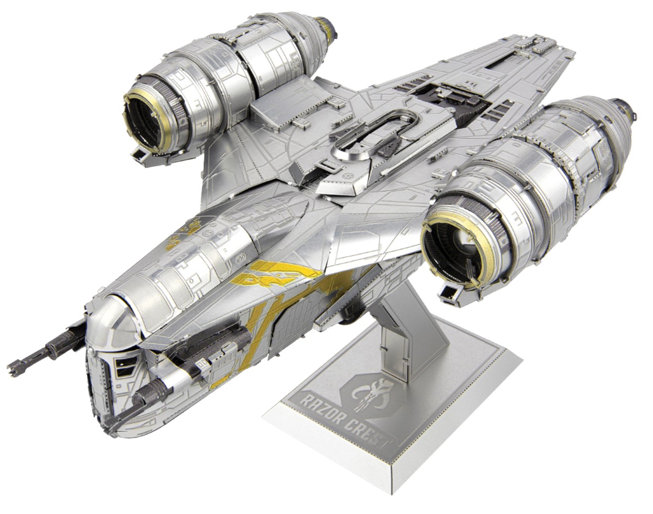 Model metalic de asamblat Metal Earth: Premium Series - Star Wars: Razor Crest