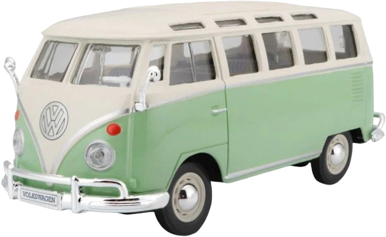Metal duba Maisto Special Edition - Volkswagen Van Samba, 1:25, verde