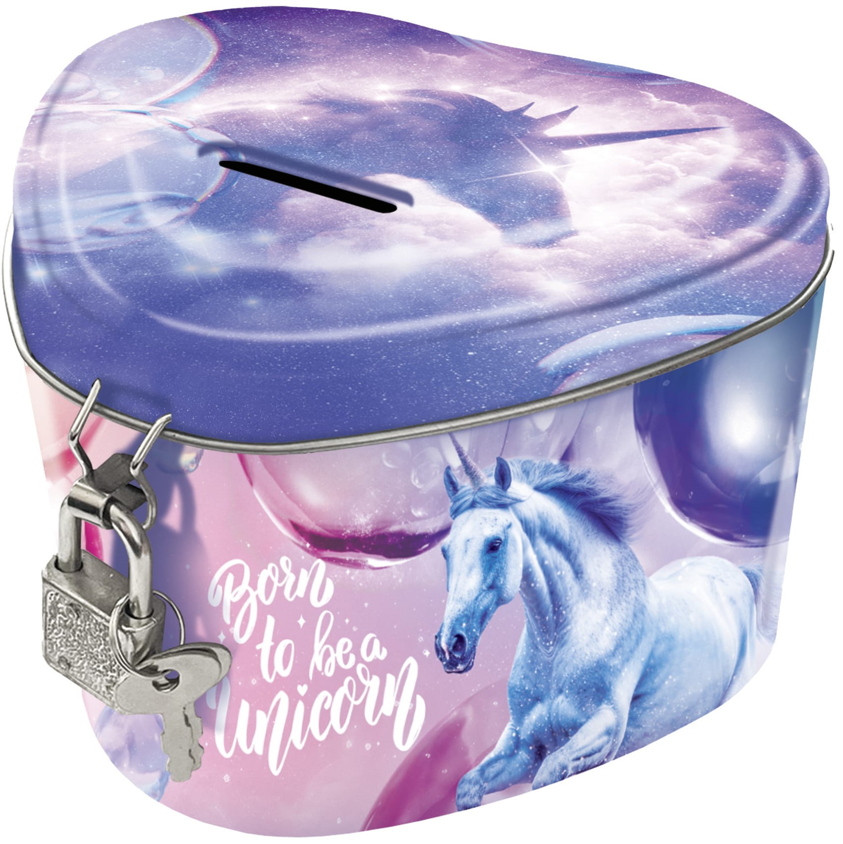 Pușculiță metalică Derform Unicorn 15