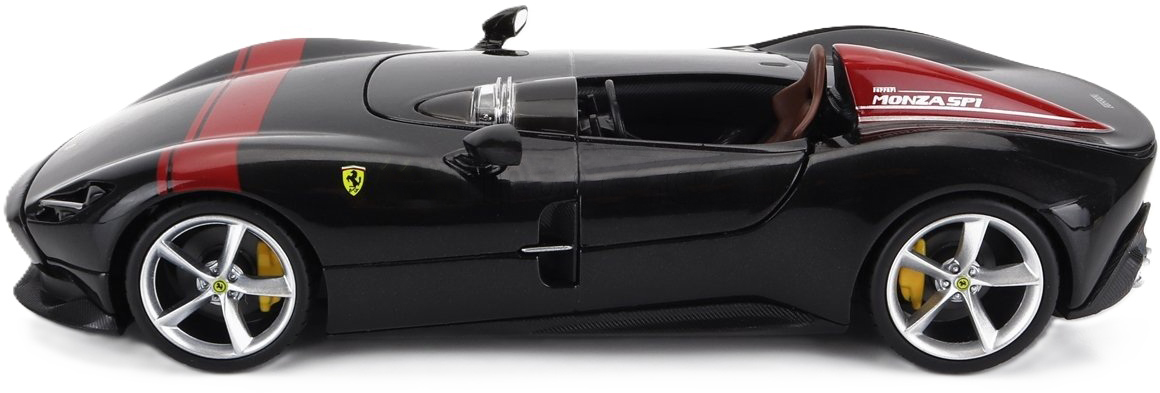 Mașinuță metalică Bburago - Ferrari Monza SP1 2018, 1:43, negru