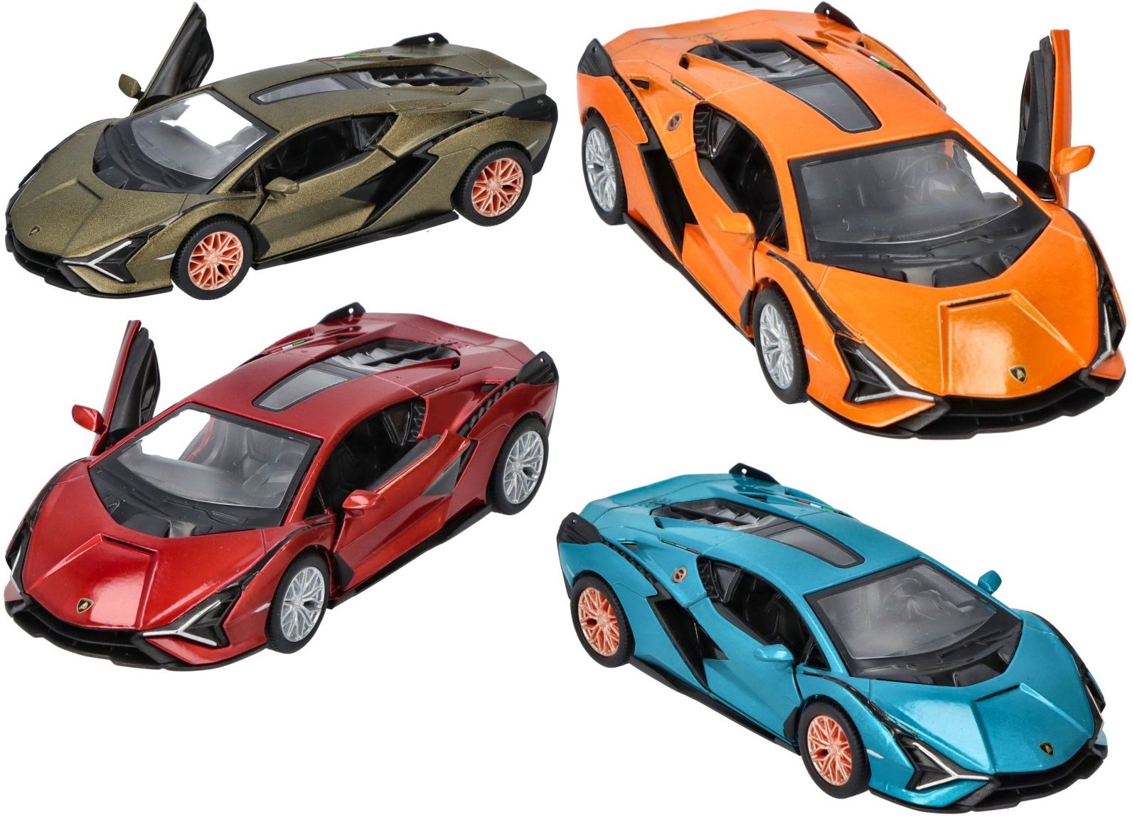 Mașinuță din metal  Goki - Lamborghini Sian, 1:40, sortiment