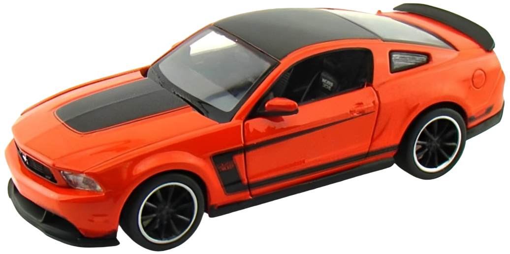 Mașinuță metalică Maisto Special Edition - Ford Mustang Boss 302, 1:24, Portocalie