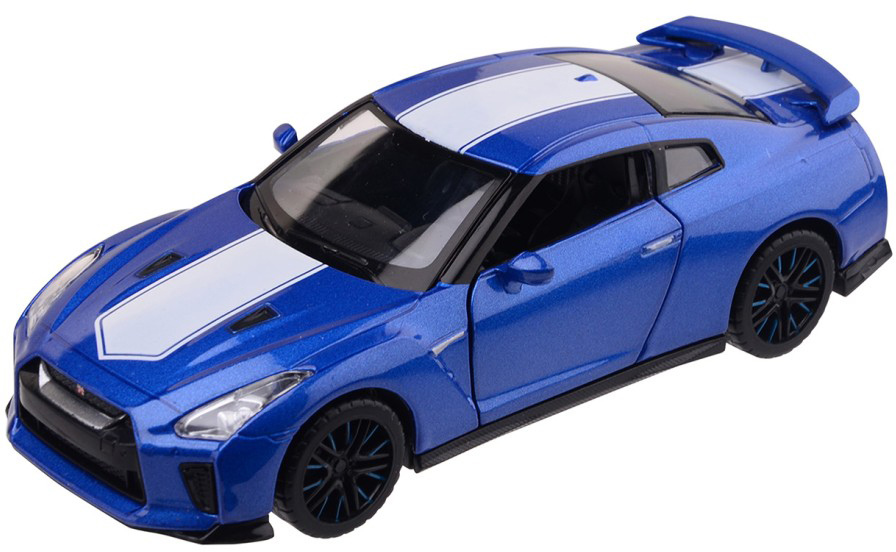 Mașină metalică Metal Speed Zone - Nissan GT-R R35, 50th Anniversary, 1:32