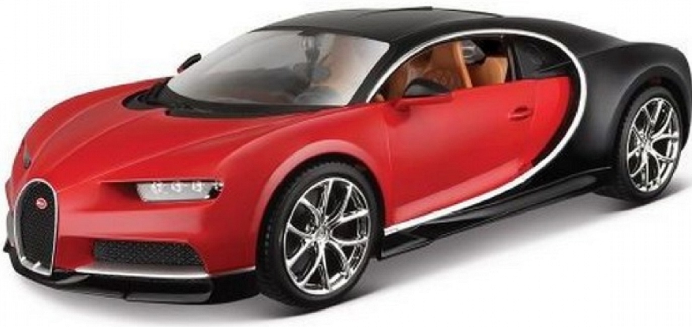 Masina metalica pentru asamblare Maisto - Bugatti Chiron, Scara 1:24, sortiment