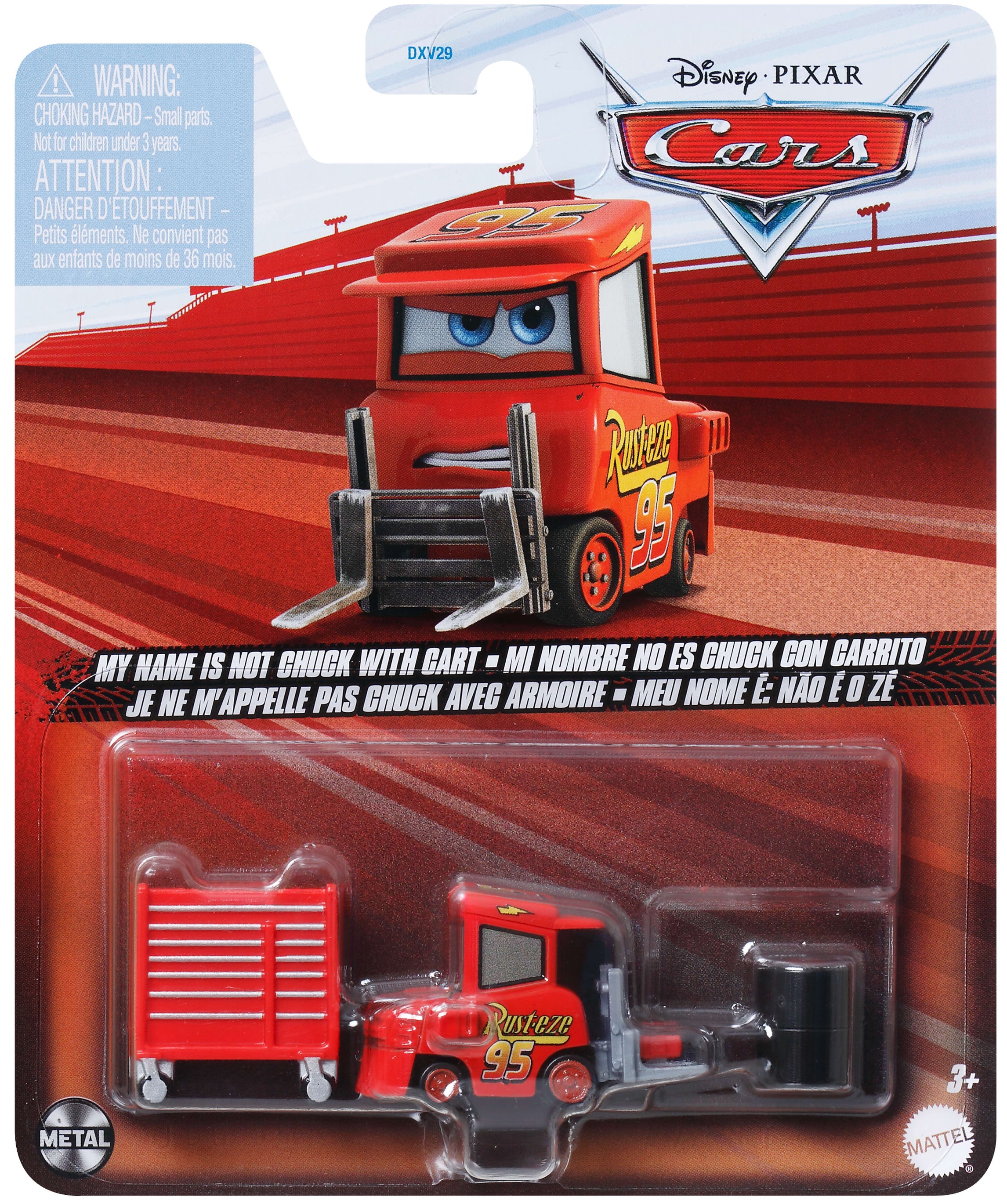 Mașinuță metalică Disney Pixar Cars - My Name Is Not Chuck with