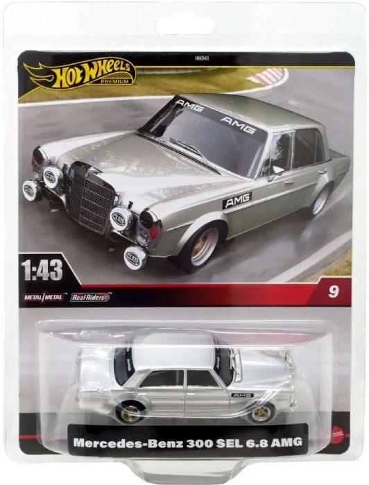 Mașinuță din metal  Hot Wheels - Mercedes-Benz 300 SEL 6.8 AMG, 1:43