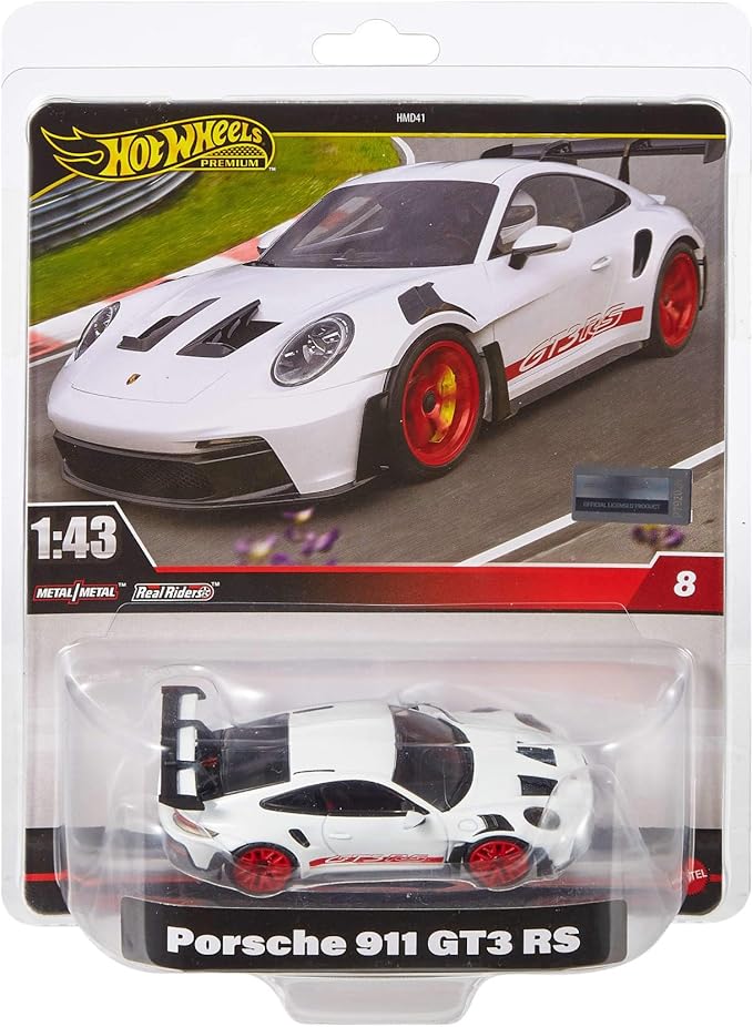Mașinuță din metal Hot Wheels - Porsche 911 GT3 RS, 1:43 | Ozone.ro