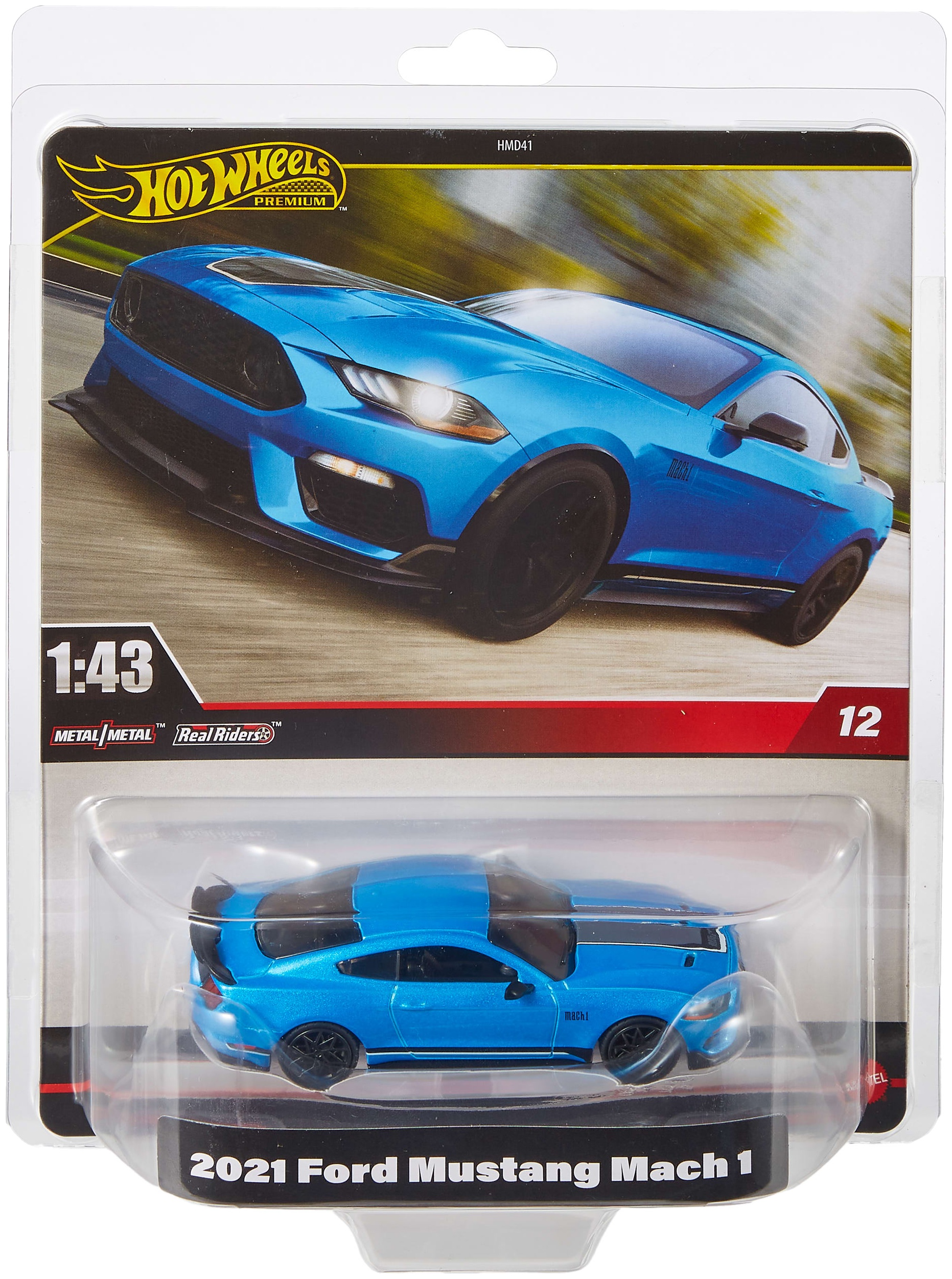特価 AMR (1/43) フォード MUSTANG COUPE Mașinuță din metal Hot Wheels Premium - 2021 Ford Mustang Mach1, 1