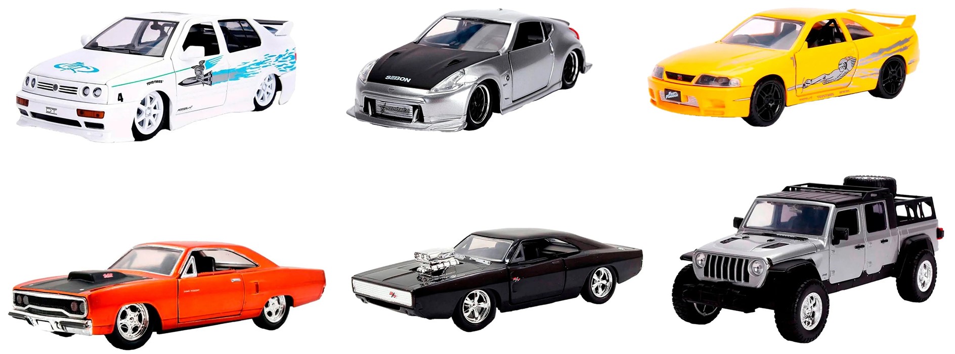 Cărucior metalic  Jada Toys Fast &amp; Furious - Sortiment, scală1:32